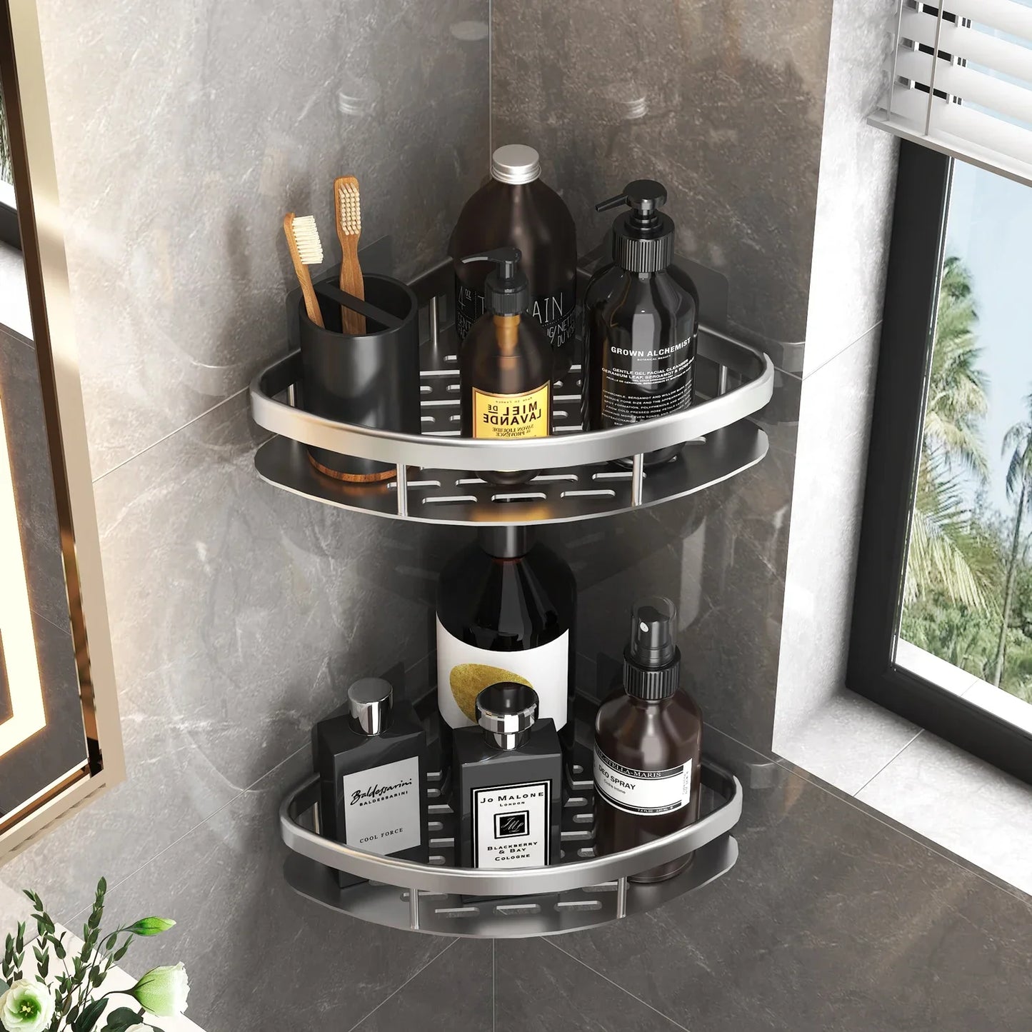 Aluminum Alloy Shampoo Rack