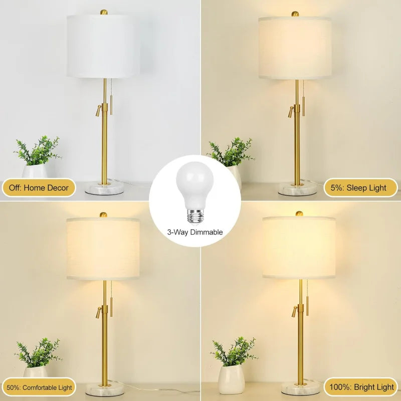 Lamp Modern Set of 2: 22" to 30" Height