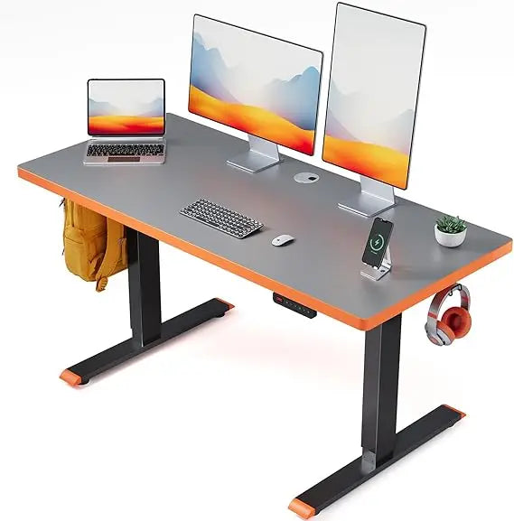 Electric Standing Desk Adjustable – 48 x 24 Inch Sit Stand Up Desk