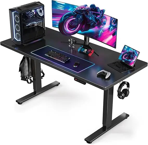 Electric Standing Desk Adjustable – 48 x 24 Inch Sit Stand Up Desk